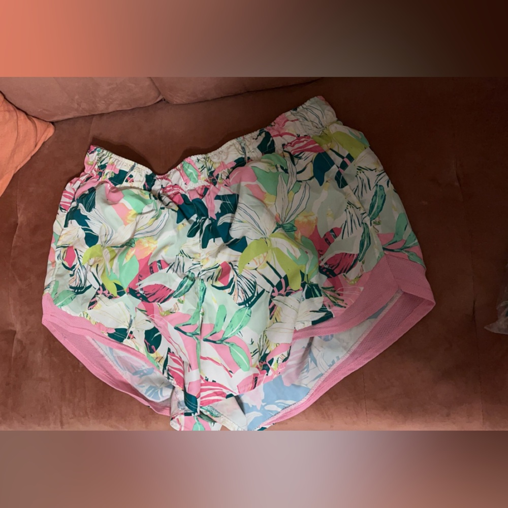 Floral athletic shorts